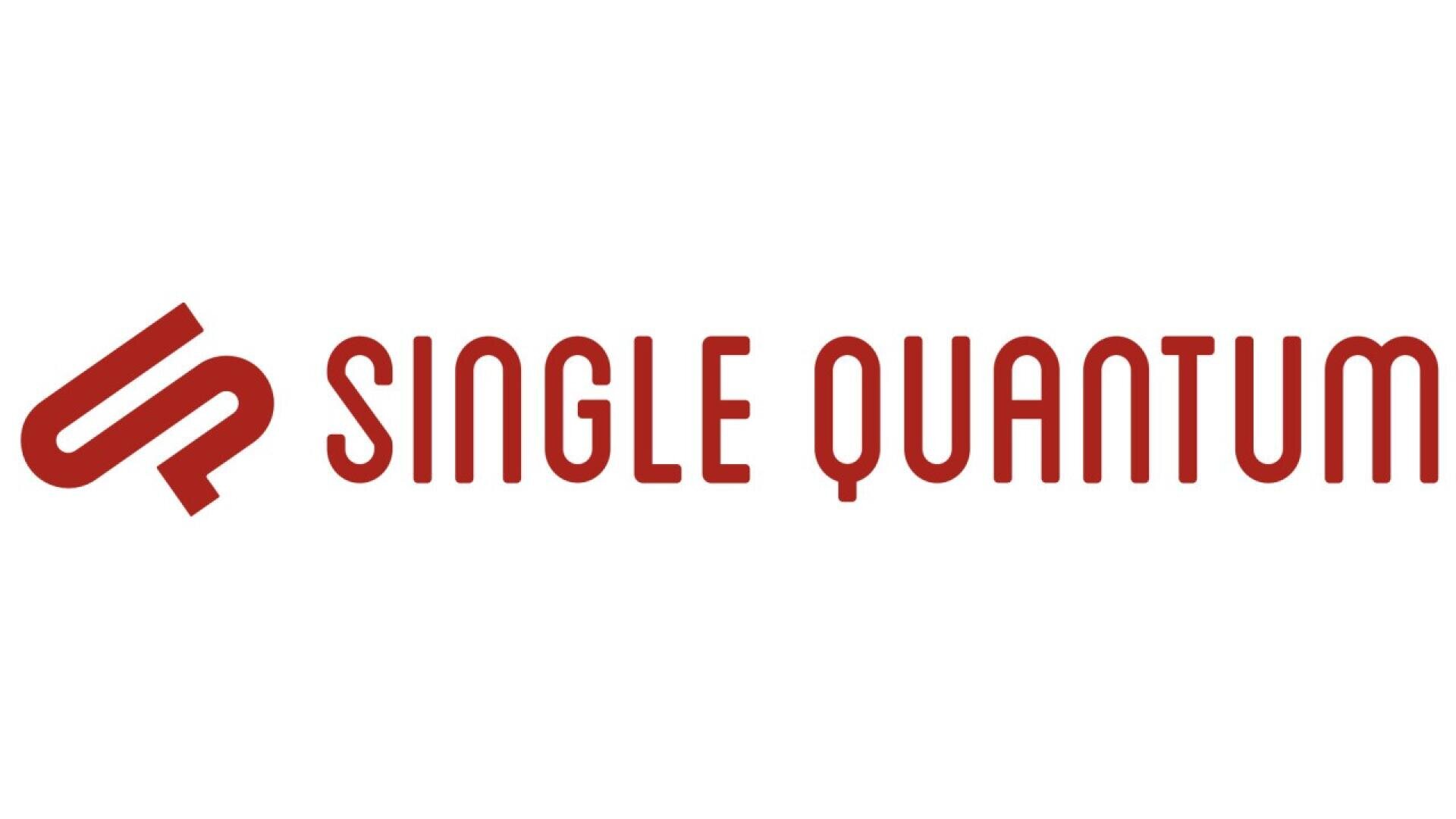 Red Single Quantum text logo with a stylized SQ icon on the left, all on a white background.